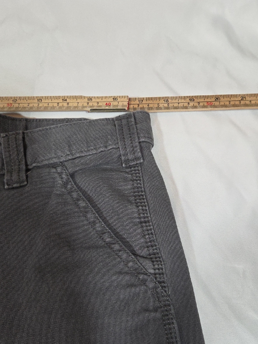 Carhartt Relaxed Fit Gray Mens Cargo Shorts Size 36 - Picture 5 of 12